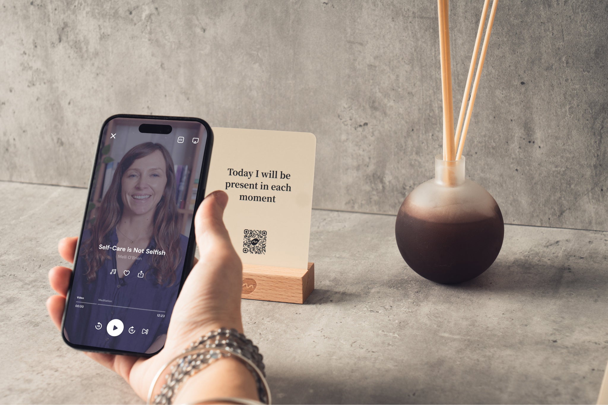 Each card links to a related meditation